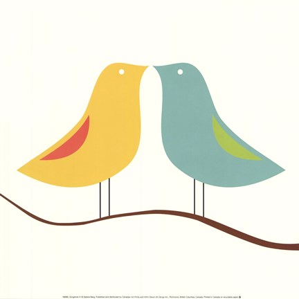 Framed Songbirds IV Print