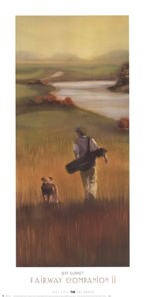 Framed Fairway Companion II Print