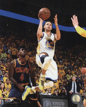 Framed Stephen Curry Game 1 of the 2015 NBA Finals Print