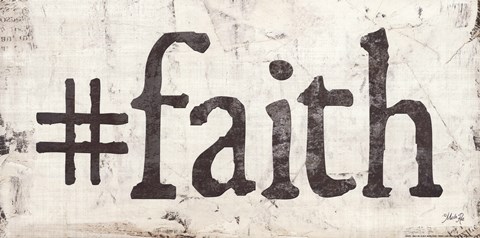 Framed #Faith Print