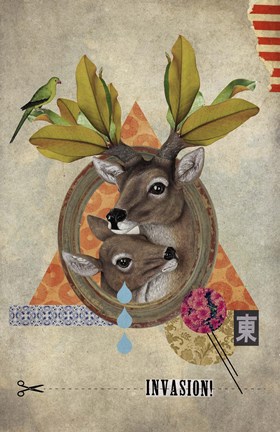Framed Oh Deer Print