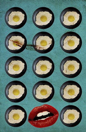 Framed One Egg A Day Print