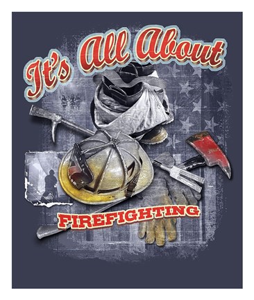 Framed Firefighters Print