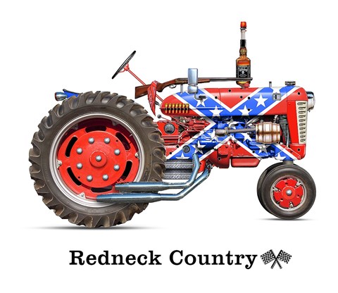 Framed Redneck Country Print