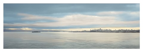 Framed Morning Vista across the Bay Print