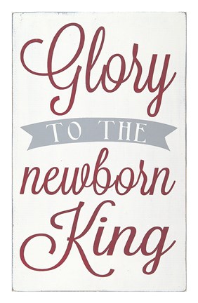 Framed Newborn King Print