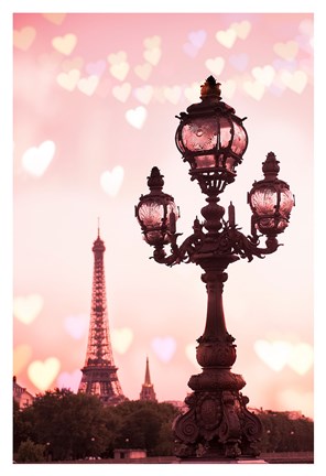 Framed Paris Valentine Print