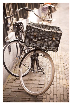 Framed Amsterdam Bicycle Print