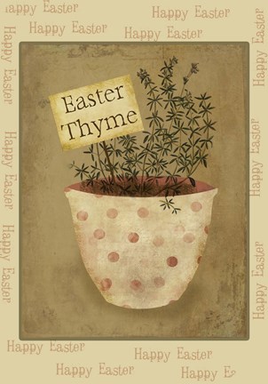 Framed Single Easter Thyme Xl Print