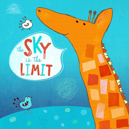 Framed Sky Is The Limit Print