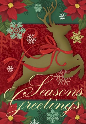 Framed Seasons Greetings Print