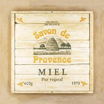 Framed Savon de Provence Print