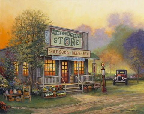 Framed Old Country Store Print