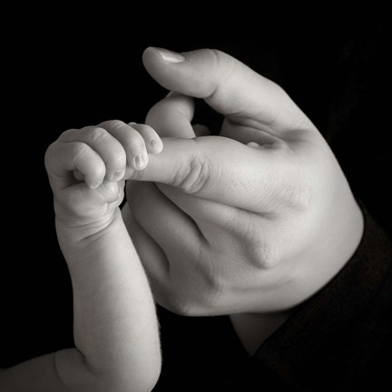 Framed Baby Arm And Finger Print