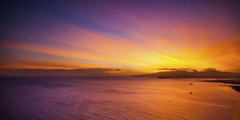 Framed Kakaako Sunset Print