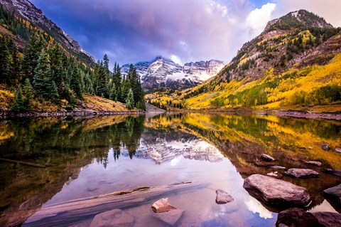 Framed Maroon Bells Print