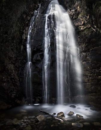 Framed Waterfall Gully Second Falls Print