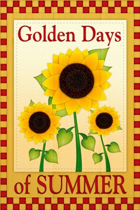 Framed Golden Days of Summer Print