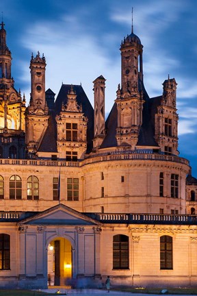 Framed Chateau Chambord, Loire Valley Print