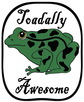 Framed Toadally Awesome Print