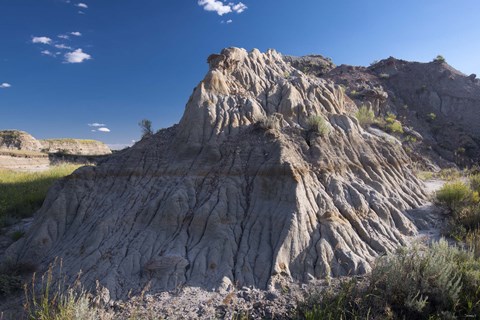 Framed White Mountain Rock Terrain Closeup Print