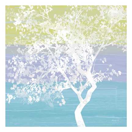 Framed Tranquil Tree Print