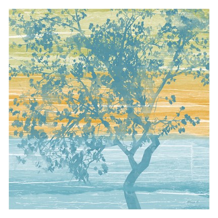 Framed Tranquil Tree 7 Print