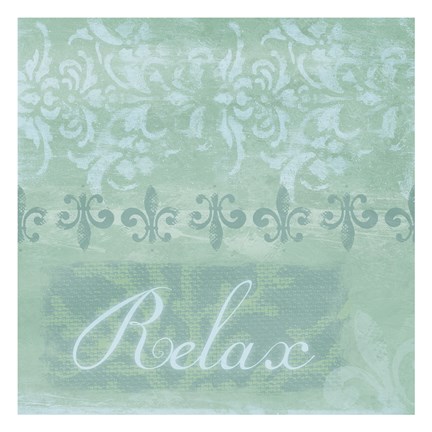 Framed Spa Relax Print