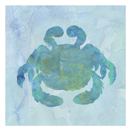 Framed Watercolor Crustacean Print