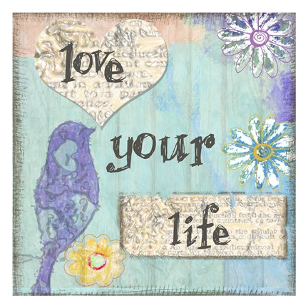 Framed Love Your Life Print