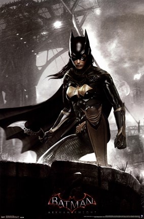 Framed Arkham Knight - Batgirl Print