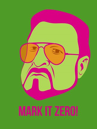 Framed Mark it Zero 2 Print