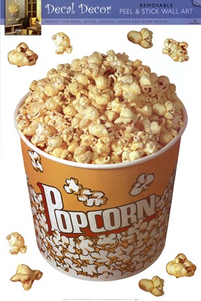 Framed Movie Popcorn Print