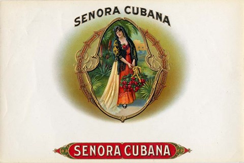 Framed Senora Cubana Print