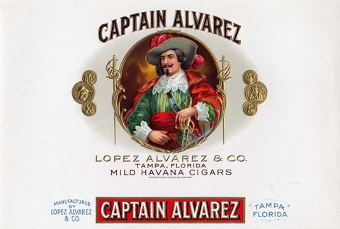 Framed Captain Alvarez Print