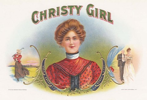 Framed Christy Girl Print
