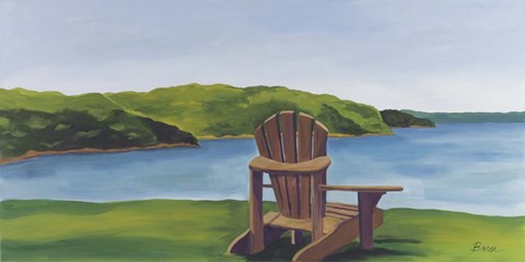 Framed Adirondack Chair Print
