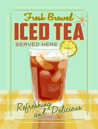 Framed Iced Tea 2 Print