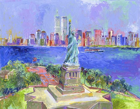 Framed Statue Of Liberty Print