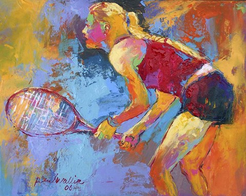 Framed Tennis Print