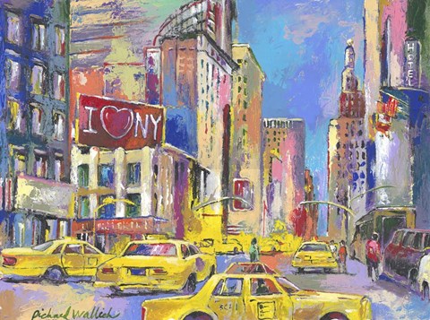 Framed New York Taxi Print