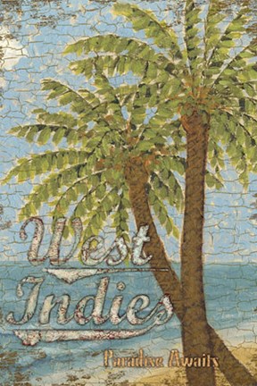 Framed West Indies Print
