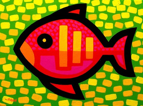 Framed Big Fish Print