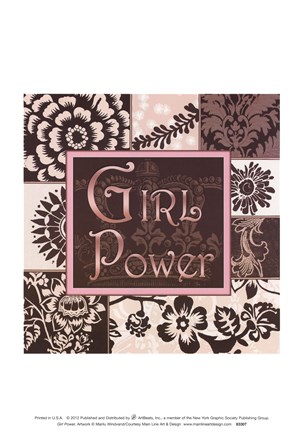 Framed Girl Power Print