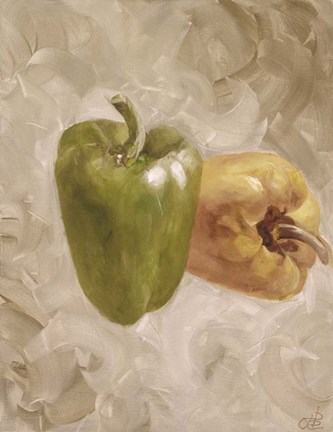 Framed Sweet Peppers II Print