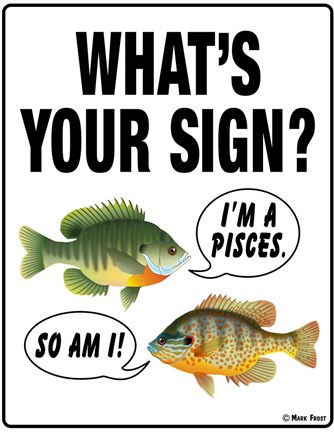 Framed What&#39;s Your Sign Print