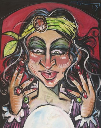 Framed Fortune Teller Print