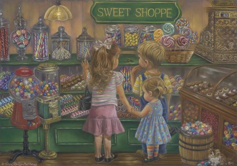 Framed Candy Heaven Print