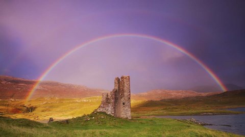 Framed Ardvreck Castle Print