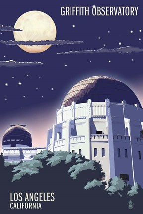 Framed Griffith Observatory Print